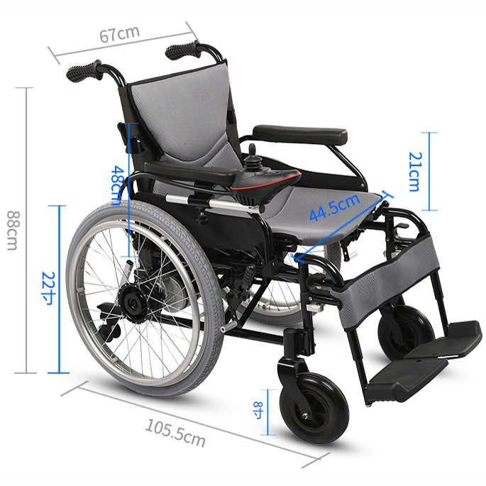¿Cuál es la razón de la falta de potencia en las sillas de ruedas eléctricas?